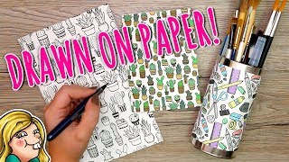 How to Create HAND-DRAWN Repeating PATTERNS