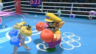 Mario and Sonic at The Rio 2016 Olympic Games  Boxing | Peach vs Wario #7