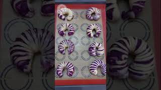 How to spiral buns วิธีขึ้นรูปขนมปังลายเกลียว