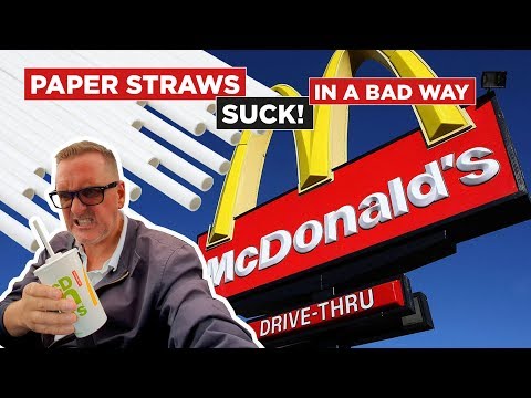 Is McDonald's going to replace plastic straws with strawless cups?