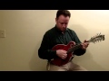 Jesse Brock plays a F-5 Style Michael Kelly Legacy Firefly mandolin