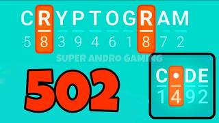 CRYPTOGRAM 502