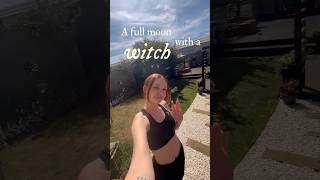 A Full Moon With a Witch 🌕 Easy Rituals for Everyday Witchcraft #witchtok #fullmoon #babywitch