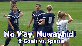 Pingry 3 Sparta 2 | HS Girls Soccer | Maya Nuwayhid 2 Goals