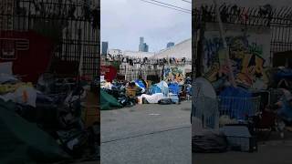 STREET OF SKID ROW [LOS ANGELES] 😥😥🇺🇸 #homelessinamerica