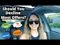 DoorDash, Uber Eats, GrubHub, Walmart Spark Multi App Driver Ride Along | Decline Most Offers?