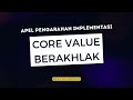 Apel pengarahan core value ASN