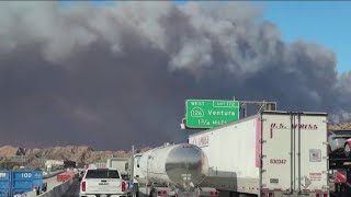 California wildfires continue to force thousands to flee