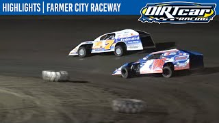 DIRTcar Summer Nationals Modifieds Farmer City Raceway July 17, 2020 | HIGHLIGHTS