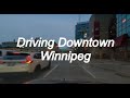 Driving Downtown to Real Canadian Superstore Winnipeg Manitoba Canada 4K 24fps HD Video