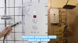 LIRLEE Tankless Heater with Pump Instant Shower