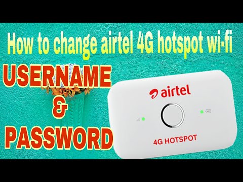 How to change airtel 4G wifi Dongle username and password 13K views How to change airtel 4G wifi Dongle username and password 13K views