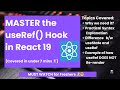 React useRef Hook Explained in under 7 Minutes (Must Know for Freshers)#reactinterview #reactjs