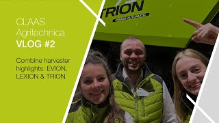 Agritechnica CLAAS VLOG day #2 | Combine harvester highlights.