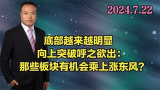 底部越来越明显，向上突破呼之欲出：那些板块有机会乘上涨东风？