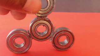 3 Simple Parts DIY Fidget Spinner/how to make DIY Fidget Spinner