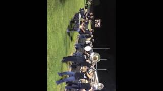 Ledford Panther Regiment Drumline student section performance (9/02/16)