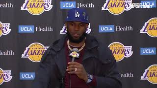 LeBron James postgame interview | Lakers vs Nets