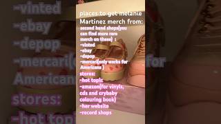 Places to get Melanie Martinez Merch from