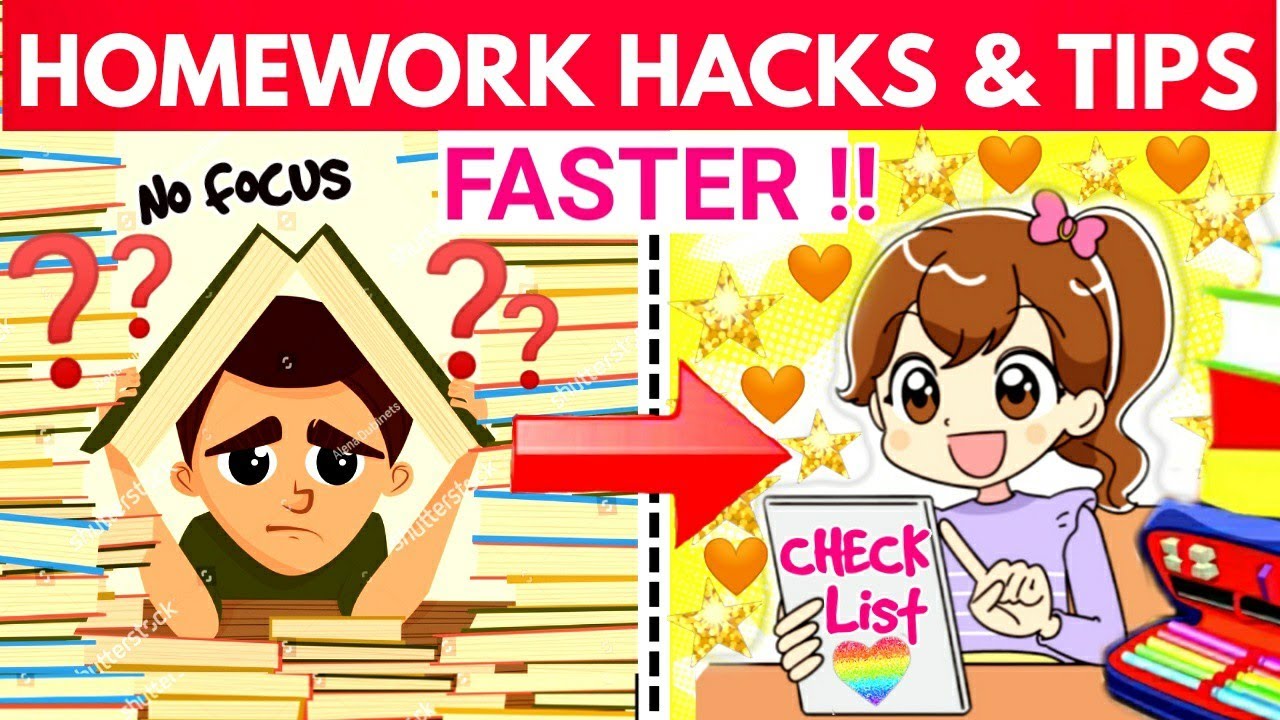 HOW TO DO HOMEWORK FAST :5 Expert Tips And Hacks/Easy Ways To Finish ...