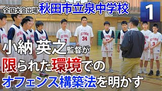 【バスケ練習法】公立中学校の挑戦個性を見出し活かすオフェンスシステムの創り方 sample1