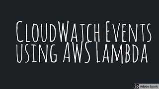 Scheduling AWS Lambda using CloudWatch rules
