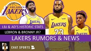 Lakers Rumors: LeBron James & Son Bronny = NBA Teammates? + Anthony Davis & LeBron’s Historic Stats