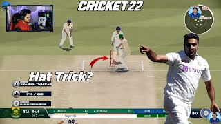 Ashwin Hat Trick Lega? - Cricket 22 #Shorts - RahulRKGamer