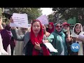 Afghans Protest Taliban Ban on Education for Women