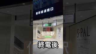 【JR東北新幹線134杯目】終電後 仙台駅新幹線連絡口 取材拒否 全駅制覇 東京駅でメルティホワイトピスタチオフラペチーノ深夜大量に食べてみた 1130