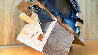 5 Simple Circular Saw Hacks | Woodworking joints