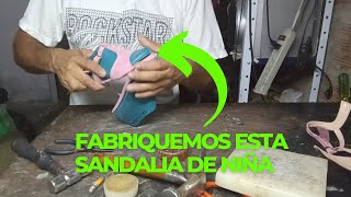 Como hacer sandalias para niña