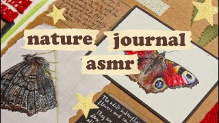 Nature Journaling ASMR - Peacock Butterfly 🦋