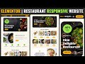 🔥Master ELEMENTOR PRO: Build a Fully Responsive RESTAURANT WEBSITE in WordPress!