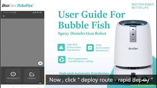 BooCax Robotics Bubble Fish - Small Intelligent Disinfection Robot