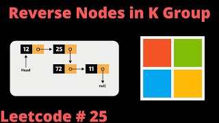 REVERSE NODES IN K GROUP | LEETCODE 25 | PYTHON SOLUTION