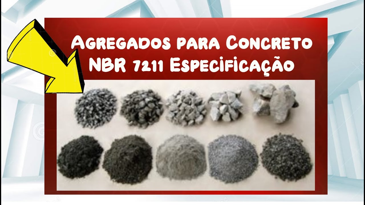 Agregados Para Concreto NBR 7211 Especificação - YouTube