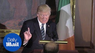 Trump reads proverb during meeting with Irish premier - Daily Mail