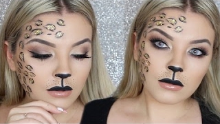 Glam Leopard Drugstore Makeup Tutorial ♡ Jasmine Hand