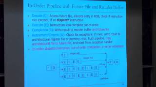 Lecture 13 -State Maintenance \u0026 Recovery - Carnegie Mellon - Computer Architecture 2013 - Onur Mutlu