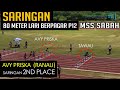 80 METER LARI BERPAGAR SARINGAN MSS SABAH (AVY PRISKA - RANAU- 2ND PLACE)