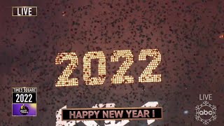 The 2022 New Years Countdown From New York City