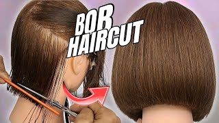 BOB HAIRCUT TUTORIAL| POTONG RAMBUT BOB