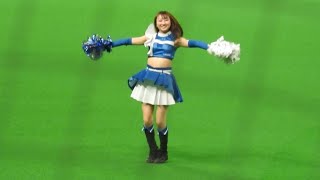 ＜2022.7.18西武戦＞ファイターズガールの清水麻矢さんと濱野亜里紗さんによる「Y.M.C.A.」