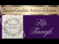 Secret Garden Artist's Edition | Book - Flip Through