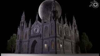 Gothic Church With Blender | Timelapse