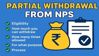 NPS Partial Withdrawal Railway Staff | Eligibility & Process Explained" #nps #railway