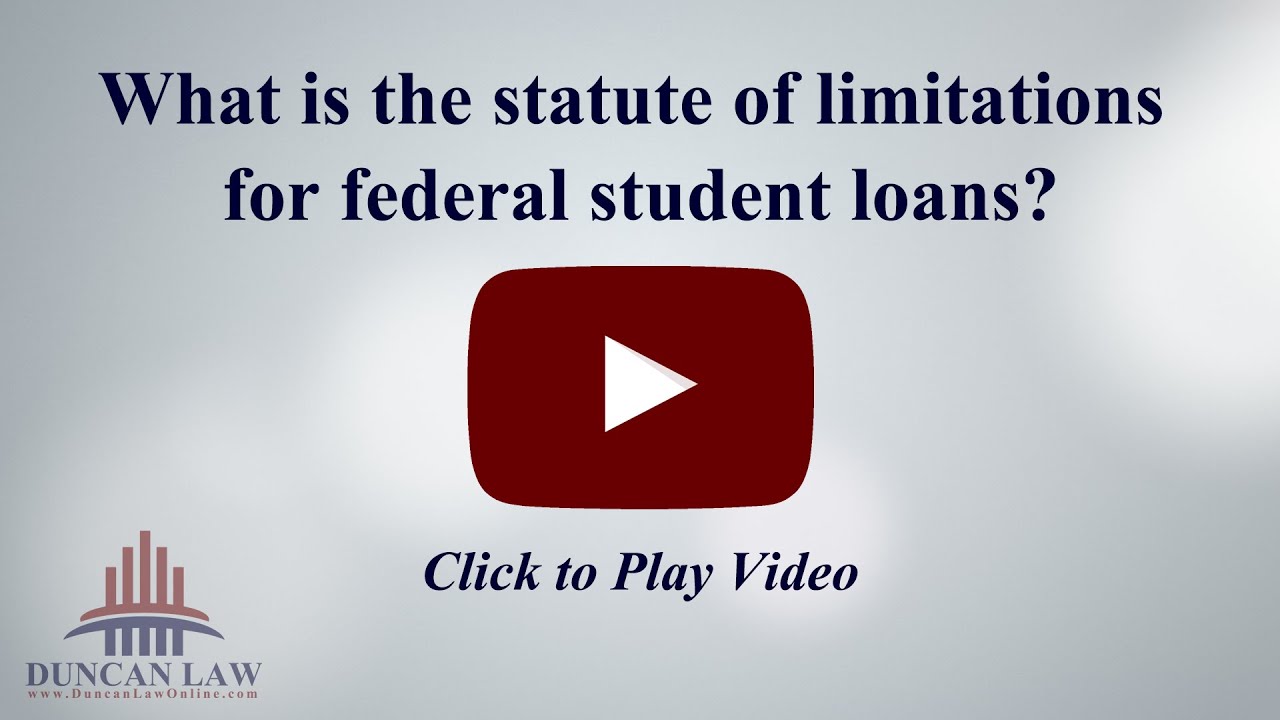 What Is The Statute Of Limitations On Federal Student Loans? - YouTube