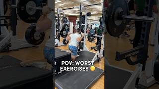 WORST GYM EXERCISES 😞 #gymmotivation #fitness #healthylifestyle