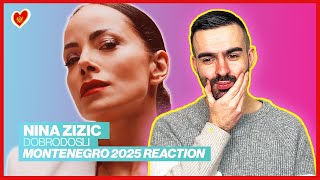 REACTION: Montenegro 2025: Nina Žižić - Dobrodošli